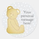 Search for grey bear stickers Teddy bear baby shower