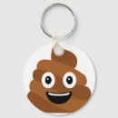 Search for emojis key rings Poop emoji