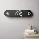 Search for street art skateboards Black and white