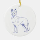 Search for german shepherd christmas tree decorations Blue
