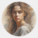 Search for beautiful face stickers Portrait