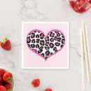 Search for leopard print napkins Pink