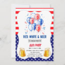 Search for red white and brew invitations Beer