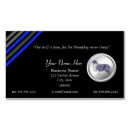 Search for police dog business cards Thin blue line