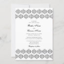 Search for black white damask wedding invitations Simple