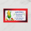 Search for corn business cards Caterer