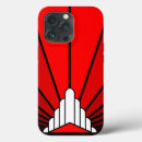 Search for art deco iphone cases Red