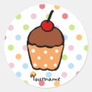 Search for sweet cupcake stickers Chocolate