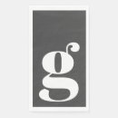 Search for monogrammed monogram initial letter napkins Modern