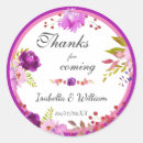 Search for purple and gold wedding stickers Violet