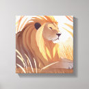 Search for lion canvas prints Safari