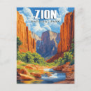 Search for zion national park postcards Slot canyon
