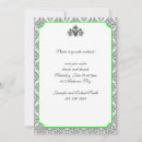 Search for lime and black invitations Damask