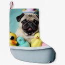 Search for pug christmas stockings Cute