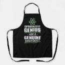 Search for genius aprons Funny