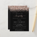 Search for black and gold bridal shower invitations Elegant