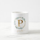 Search for monogram p mugs Flower