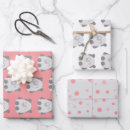 Search for pink and gray wrapping paper Elephant