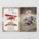 Search for time flies 1st birthday invitations Vintage