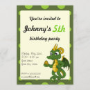 Search for winged dragon invitations Green