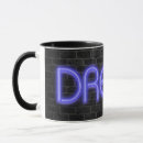 Search for neon light mugs Black