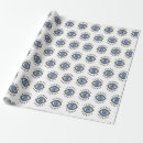 Search for eyes wrapping paper Blue