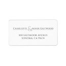 Search for post return address labels Modern
