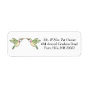 Search for hummingbird return address labels Animal