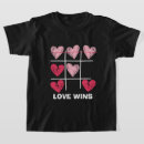 Search for tic tac toe tshirts Love wins