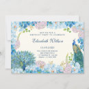 Search for orchid birthday invitations Blue