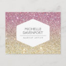 Search for glitter postcards Pink