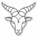 Search for black goat stickers Zodiac