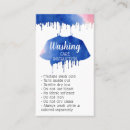 Search for washing instructions Small business