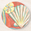 Search for seashell coasters Sand