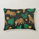 Search for green leopard cushions Black