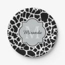 Search for giraffe print plates Girly
