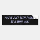 Search for mini van bumper stickers Funny