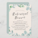 Search for wreath rehearsal dinner invitations Green