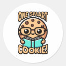 Search for one smart cookie stickers Funny