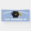 Search for school graduation banners Blue