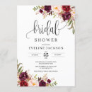 Search for marsala bridal shower invitations Boho