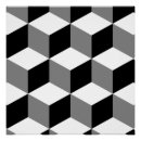 Search for black and white optical illusion posters Patterns