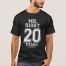 Search for 20 year anniversary tshirts Couples