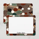 Search for dots flat note cards Green