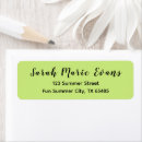 Search for lime green return address labels Trendy