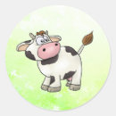 Search for cartoon cattle stickers Cute