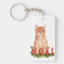 Search for christmas cat key rings Watercolor