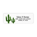 Search for cactus return address labels Watercolor