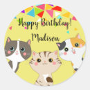 Search for cute cat graphic stickers Kitty