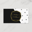 Search for polka dot business cards Professional